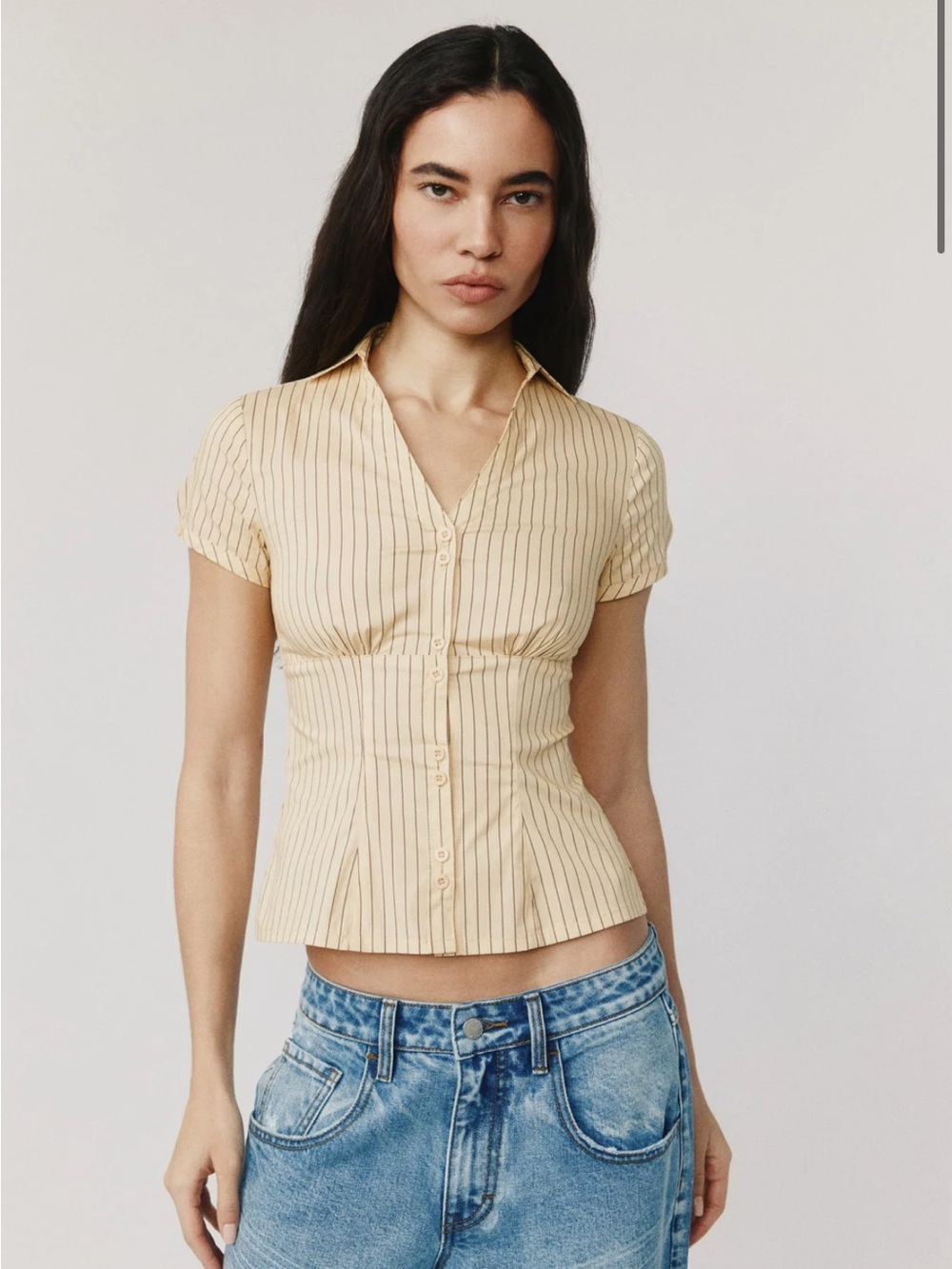 With Jéan Mikayla Top - Beige